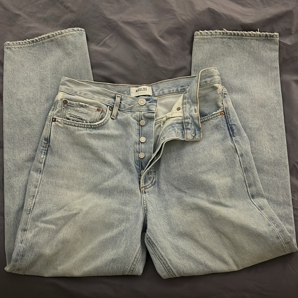 Agolde 90’s Light Denim Jeans *Free Shipping* - Picture 2 of 9